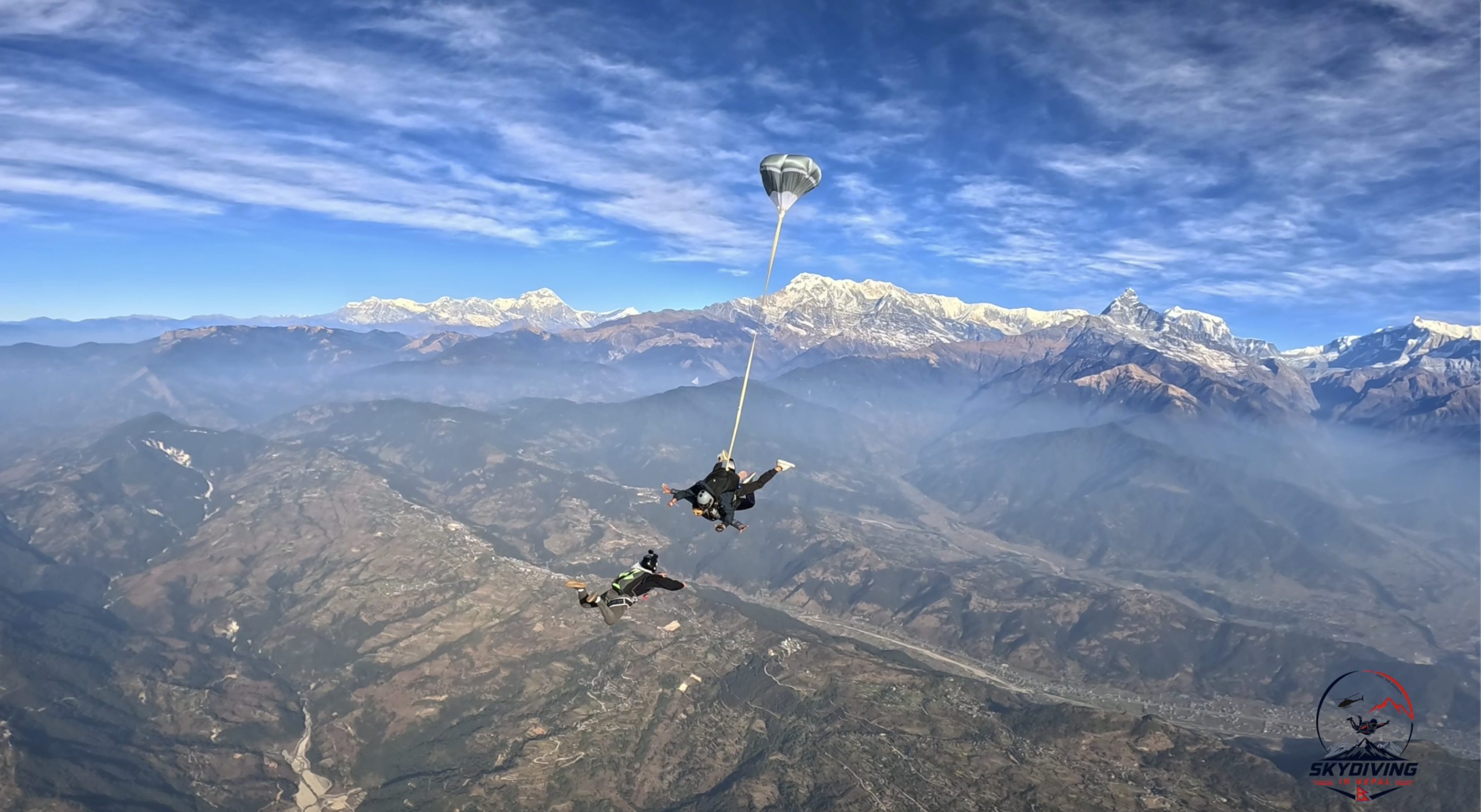 Skydiving in Nepal | Pokhara Tandem Skydive Price & Booking 2026 — view 2