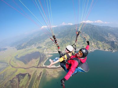 Paragliding in Pokhara