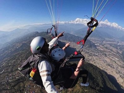 Paragliding in Pokhara