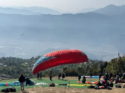 Paragliding in Pokhara