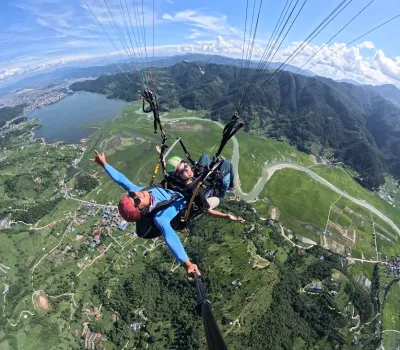 Paragliding in Pokhara