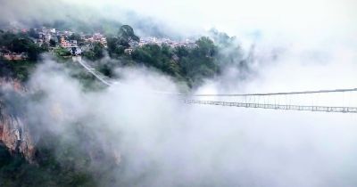 Swing in Kushma over kaligandaki river