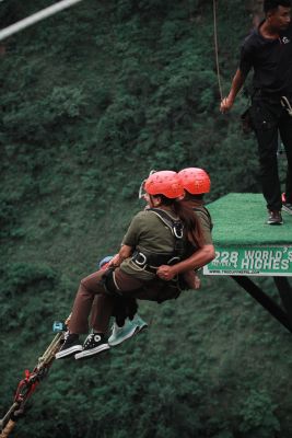Swing in Kushma over kaligandaki river