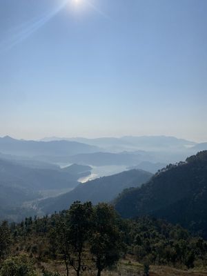 View of Begnas Lake and Rupa lake