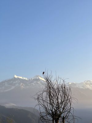 View of Annapurna Range from Astam Village, Kaski