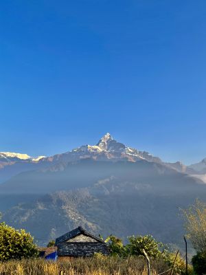 View of Annapurna Range from Astam Village, Kaski